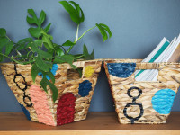 Basketful of joy: DIY painted baskets to brighten your home