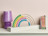 Counting in colour: DIY rainbow abacus