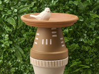 A splash of pot-tential: DIY pot and saucer bird bath