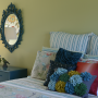 green, bedroom, master bedroom, fresh colours, paint ideas, paint trends