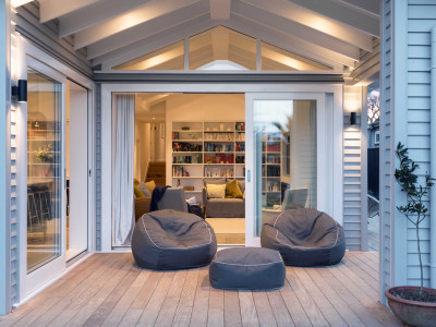 Emma and Henry’s Pt. Chev bungalow gets an indoor-outdoor makeover