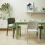 dining room, green dining room, green and white, green paint, green inspiration 