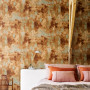 wallpaper trends, rustic interiors