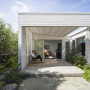 Conservatory in white villa