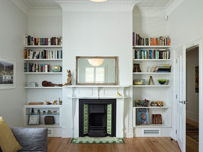 A serene villa adorned in timeless greens and whites A serene villa adorned in timeless greens and whites