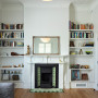 Home villa lounge with white walls