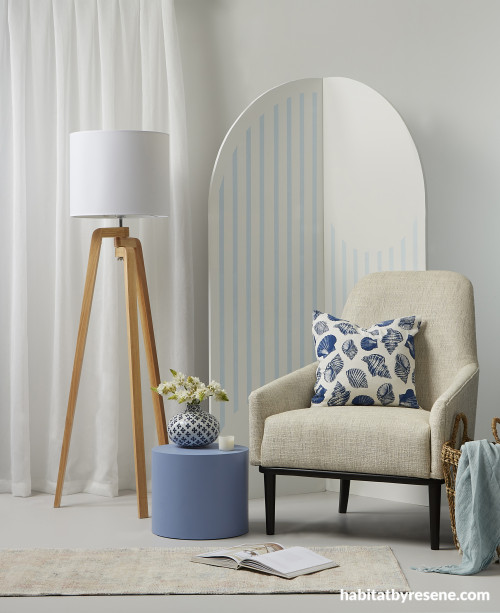 White room and soft armchair