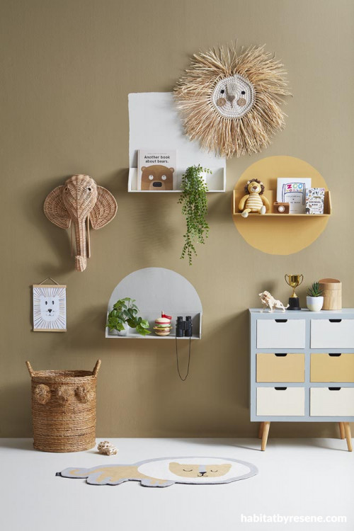 kids rooms, earth tones
