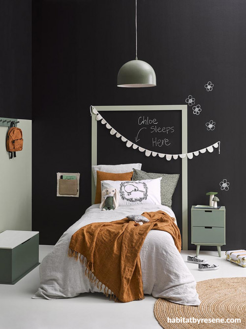 blackboard paint, kids rooms