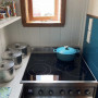 kitchen, blue