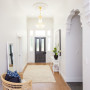 entranceway, villa, crisp, white