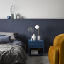 bedroom, blue