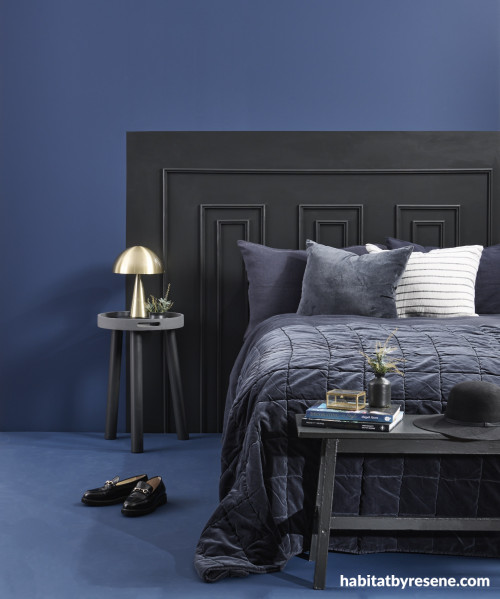 Cocooning navy elegance