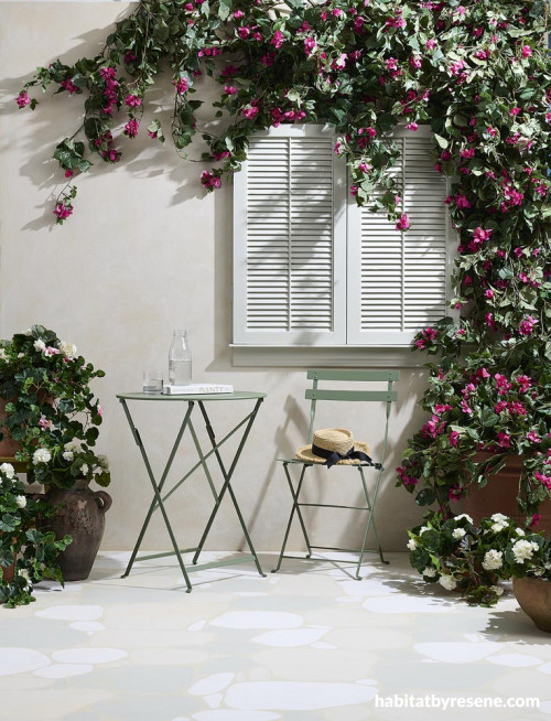 parisian interior, patio