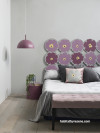 Purple flower bedroom
