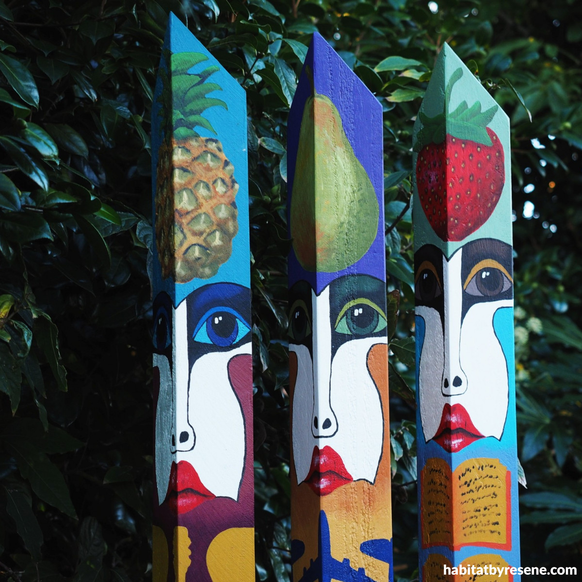 How To Make Wooden Garden Totems Fasci Garden