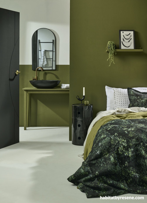 Resene nature bedroom