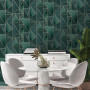 maximalist, wallpaper, dining