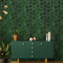 wallpaper, hexagon, green