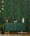 wallpaper, hexagon, green