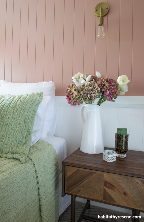 Resene salmon bedroom