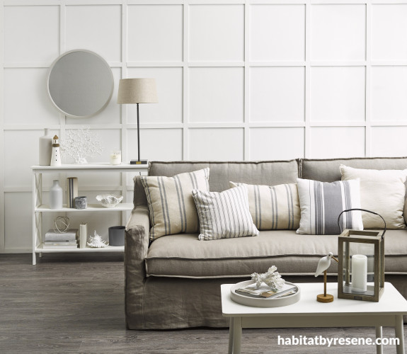 Hamptons beach house living room resene