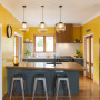 Resene yellow kitchen