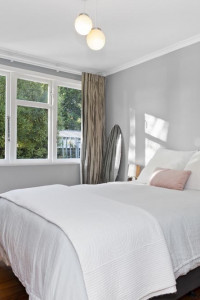 1950s ex-rental transformed into chic family home with barely there neutrals