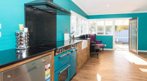 A photograph from space inspired the colours in this 1920s bungalow photo