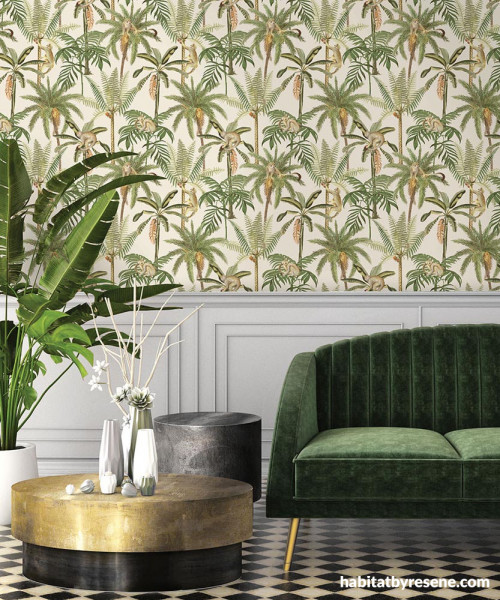 palms, wallpaper, lounge