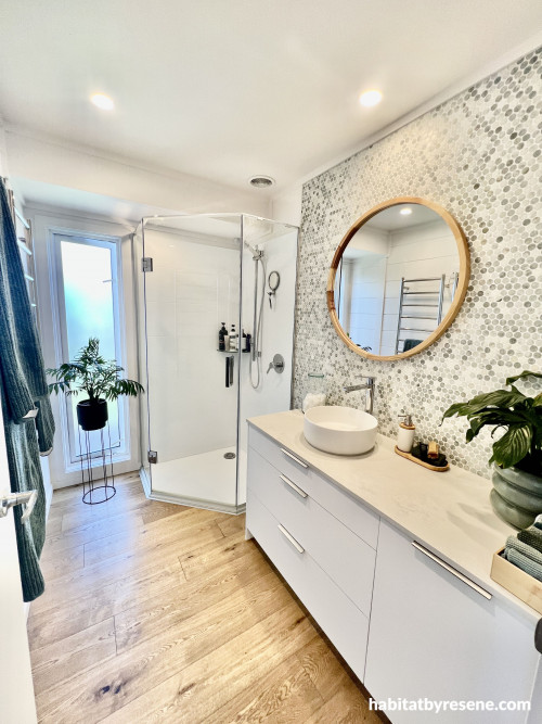 Resene white bathroom