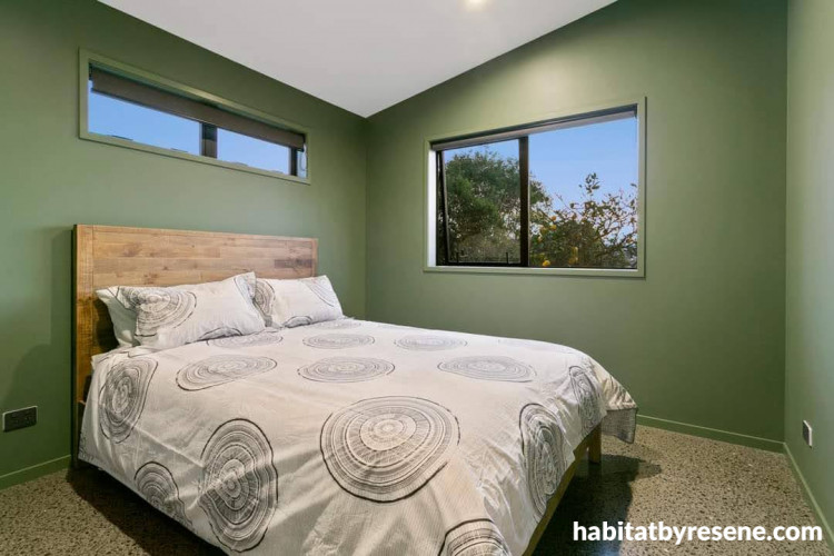 Green bedroom