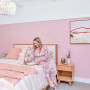 pink bedroom, master
