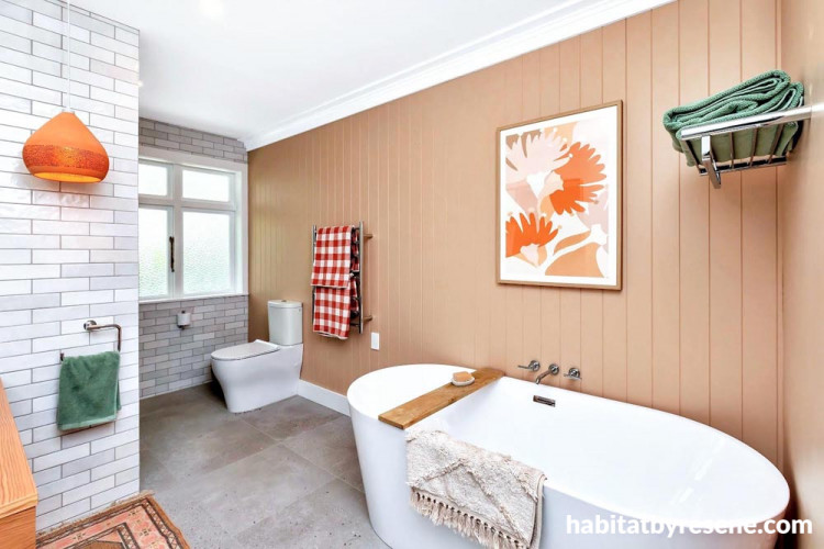 cashmere colour, bathroom, modern