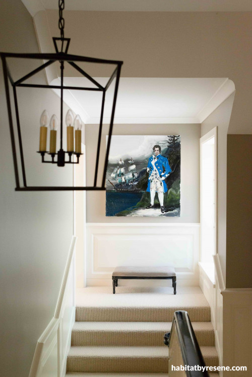 Among the charming neutrals in this home, is unique and eclectic artwork and furnishings, making this a one-of-a-kind home.