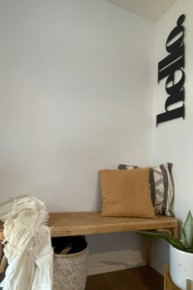 See the colours that made this ex-rental a bright and brilliant home