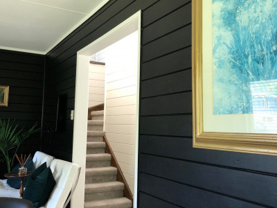 First homeowners set to work transforming a Lockwood with warm and earthy colours 
