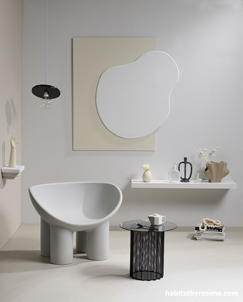 neutrals, white, monochrome, lounge