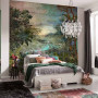 tropical, mural, feature wall, wallpaper, green