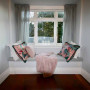window seat, master bedroom