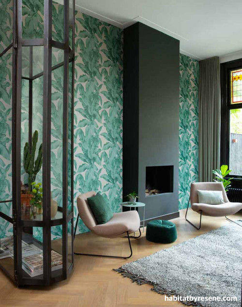 wallpaper, green, banana leaf