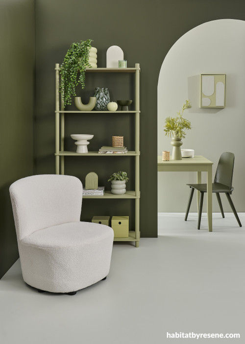 An easy way to connect two areas or introduce curves to a room is to create an archway by removing a door jamb and constructing an arch with plywood.