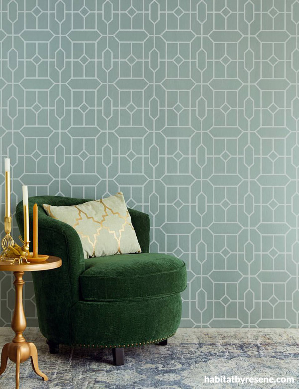 These six sea green wallpaper designs will wash your home in tranquillity   Habitat by Resene
