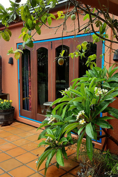 A travel-inspired terracotta family home with heart