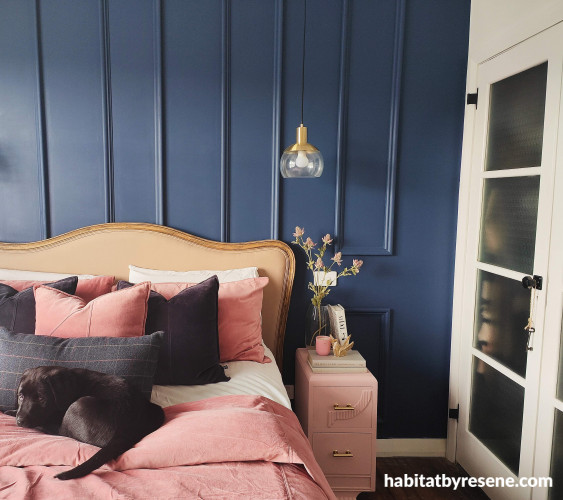 Resene blue bedroom
