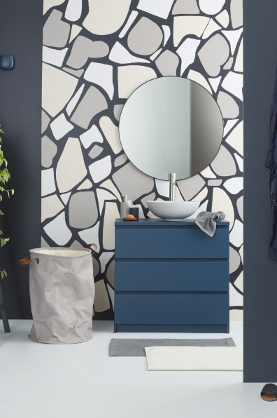 Dive into tranquillity: Refreshing blue hues for your bathroom