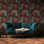 Floral wallpaper creates smart living space