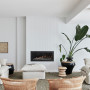 Living area, white living area, neutral living area featuring Resene Eighth Thorndon Cream