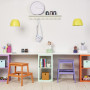 Kids space featuring bright Resene colours