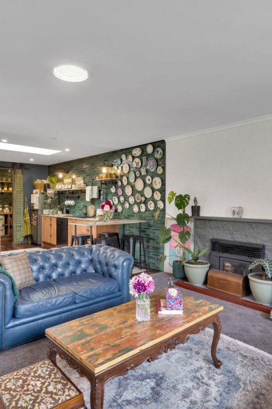 A home grounded in family history – and a colour surprise inside! 